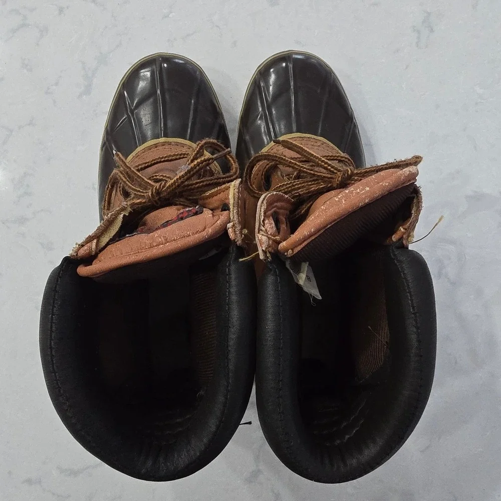 BackTrail Leather Duck Boots | Thermolite Insulated Waterproof Rain/Snow Size 7